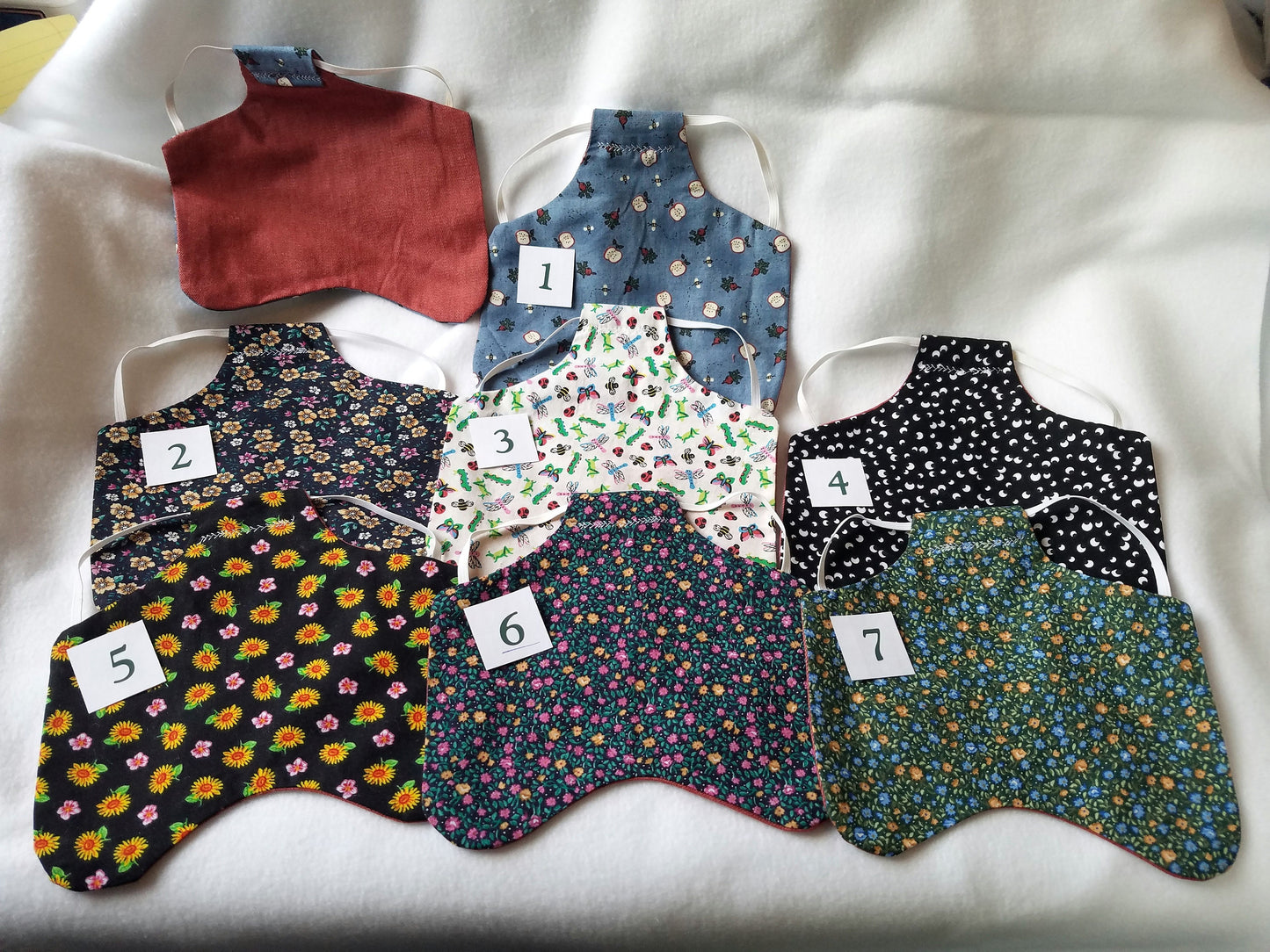 Medium Chicken Saddles, Chicken Aprons, Pheasant Aprons