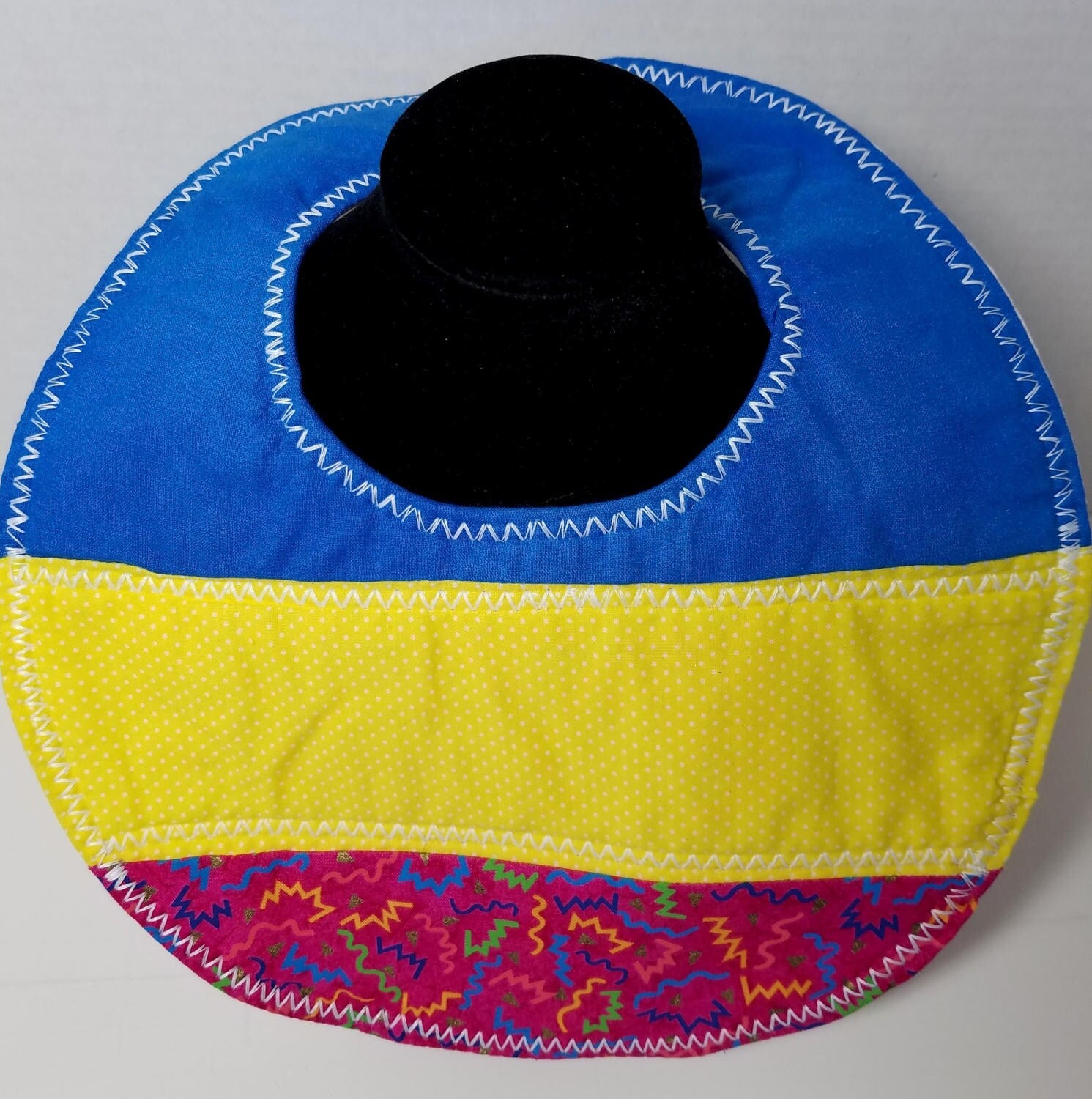 Patchwork Infant Bib, Drool Bib