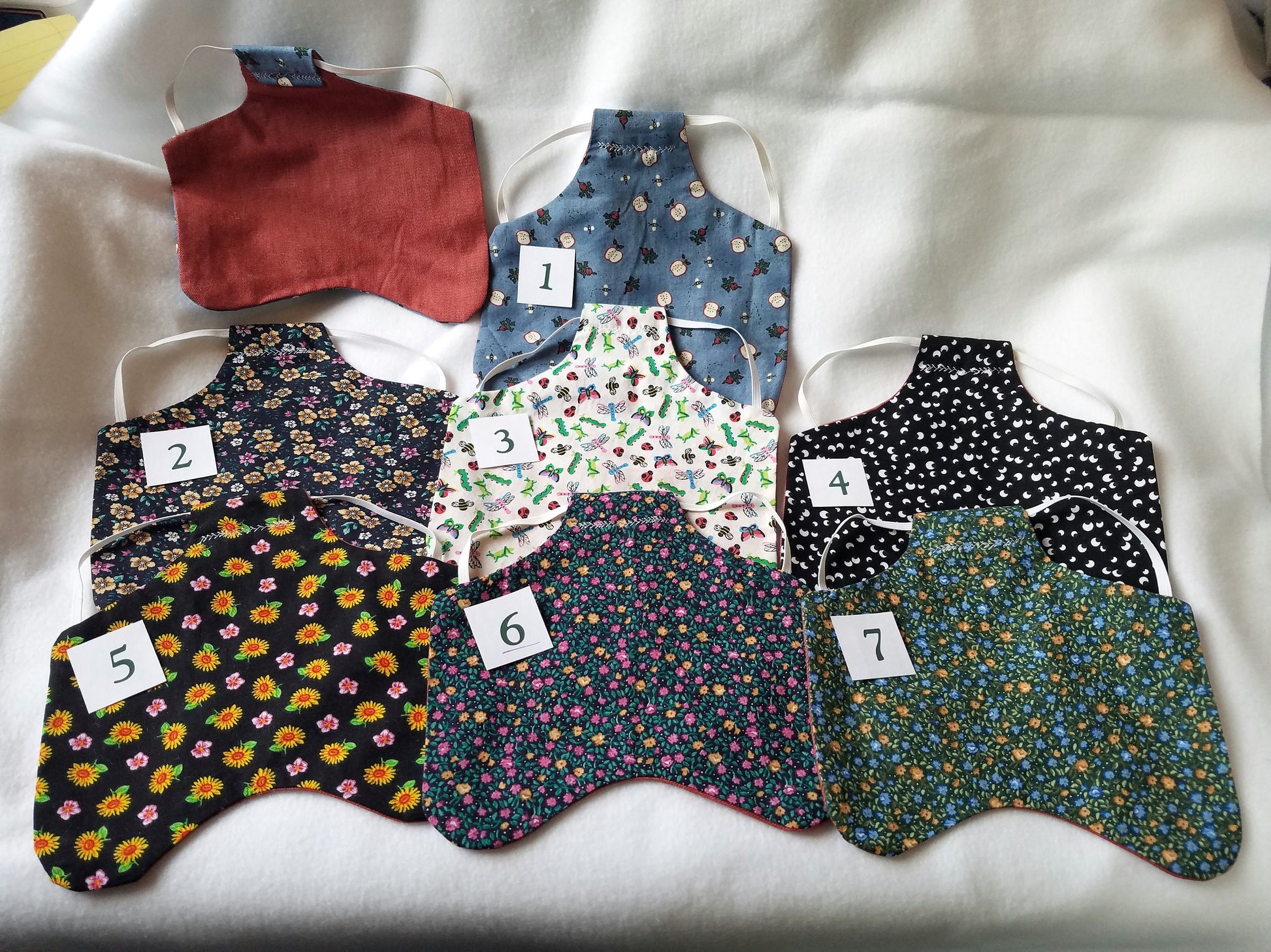 Medium Chicken Saddles, Chicken Aprons, Pheasant Aprons