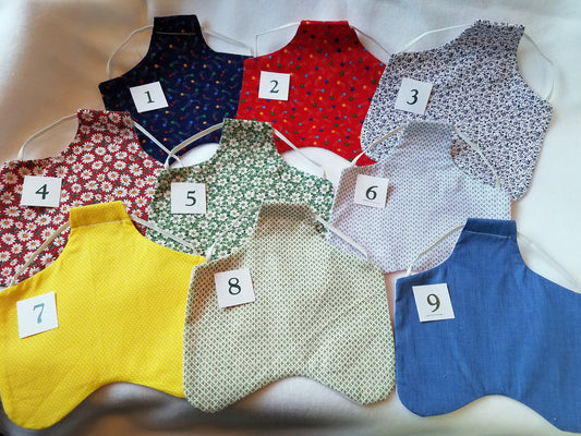 Medium Chicken Saddles, Chicken Aprons, Pheasant Aprons